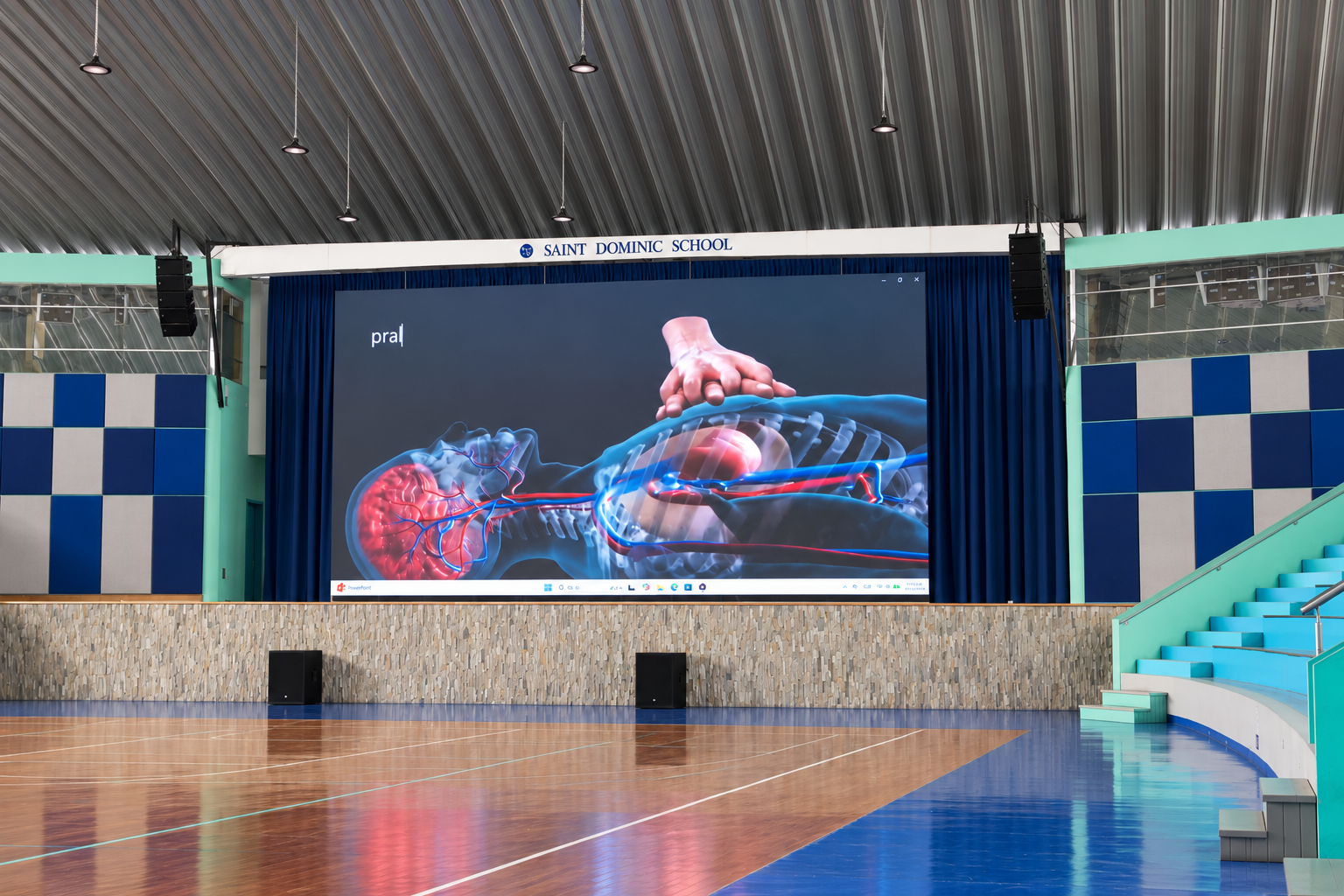 Pantalla led coliseo